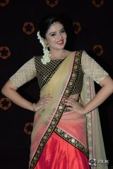 Sreemukhi at Savitri Movie Audio Launch